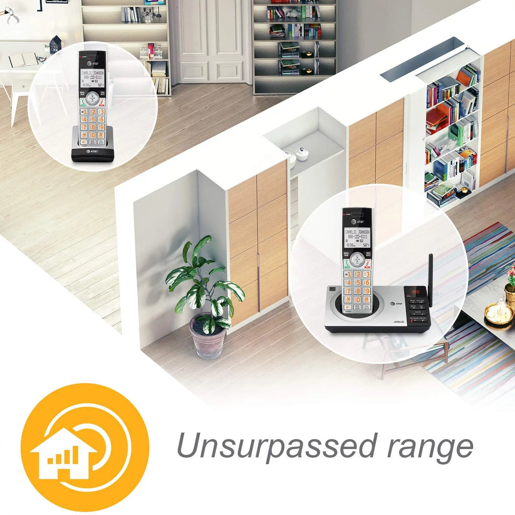 DECT 6.0 Expandable Answering System with 4 Handsets L490727