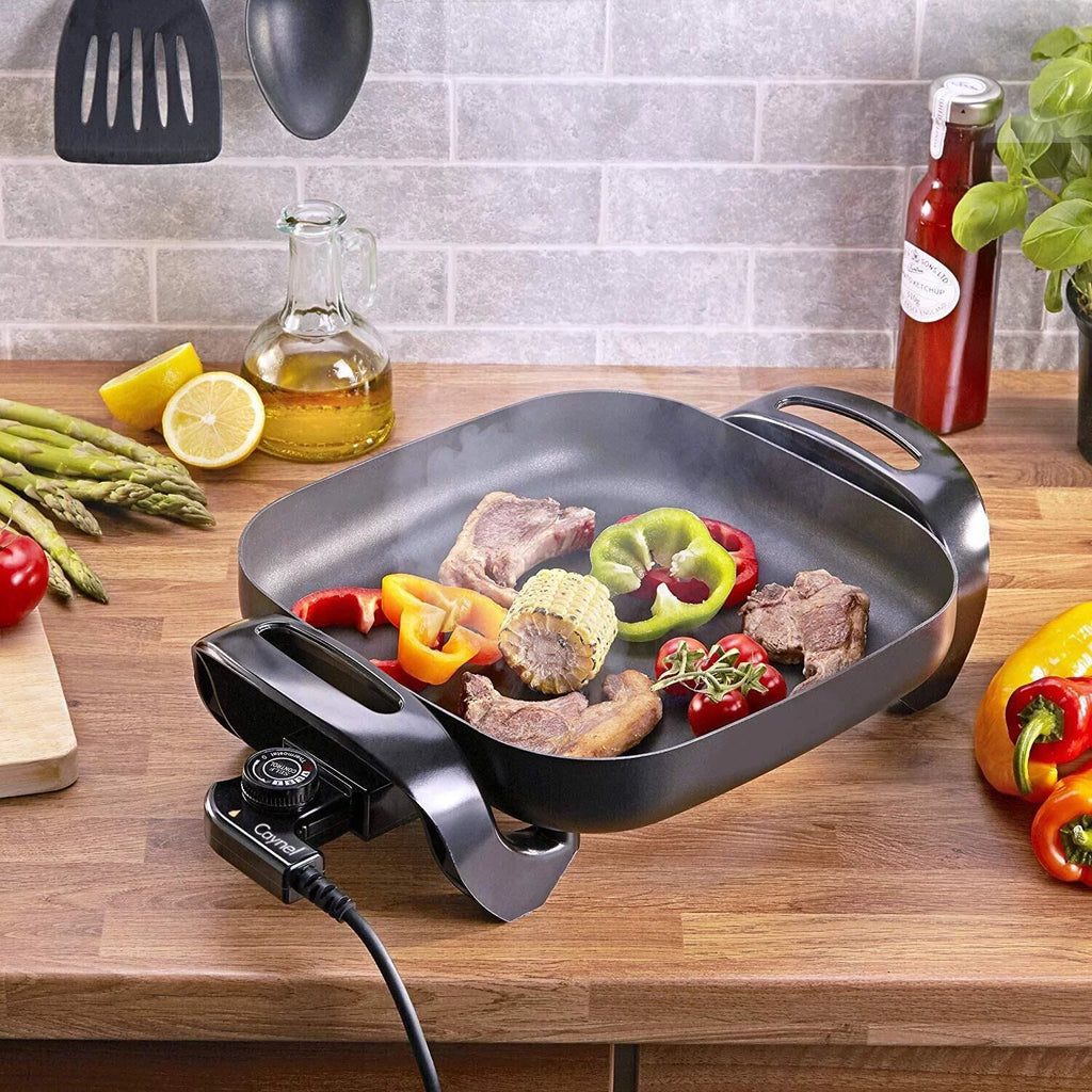 Nonstick Electric Skillet with Glass Lid, 12 Inch L84339