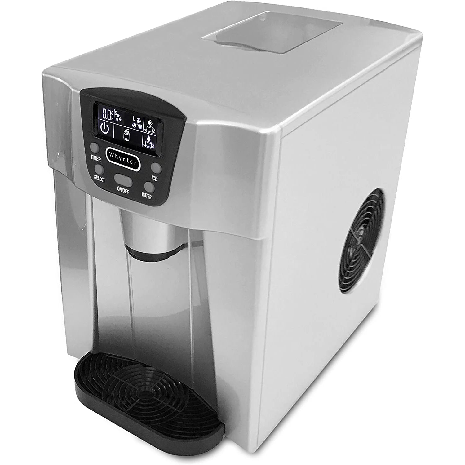 Countertop Ice Maker and Water Dispenser – Silver C913