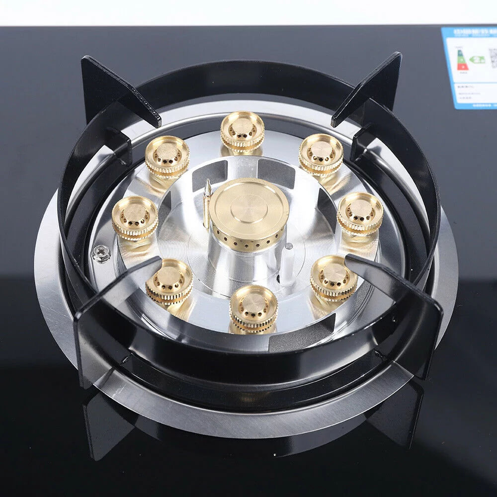 2-Burner Built-In Gas Cooktop with Tempered Glass Z132