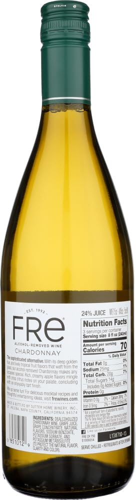 Chardonnay Non-Alcoholic 750ml 2-Pack K195878