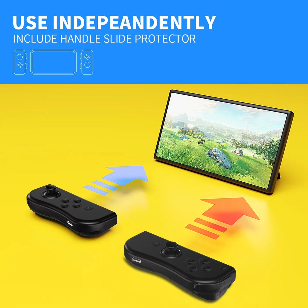 Joypad for Nintendo Switch, Wireless Left and Right Controllers with Turbo and Vibration, Black S957938