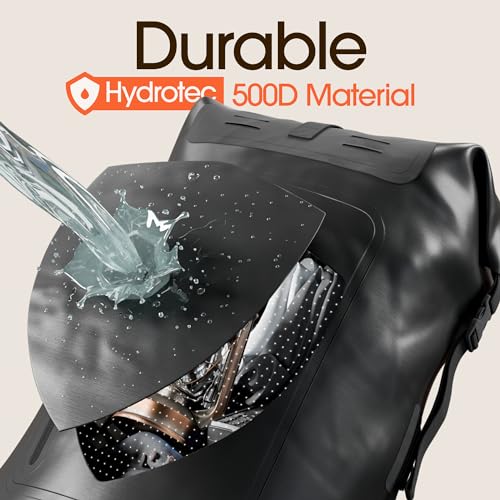 Waterproof Hiking Backpack with Roll-Top Closure, 35L C19873