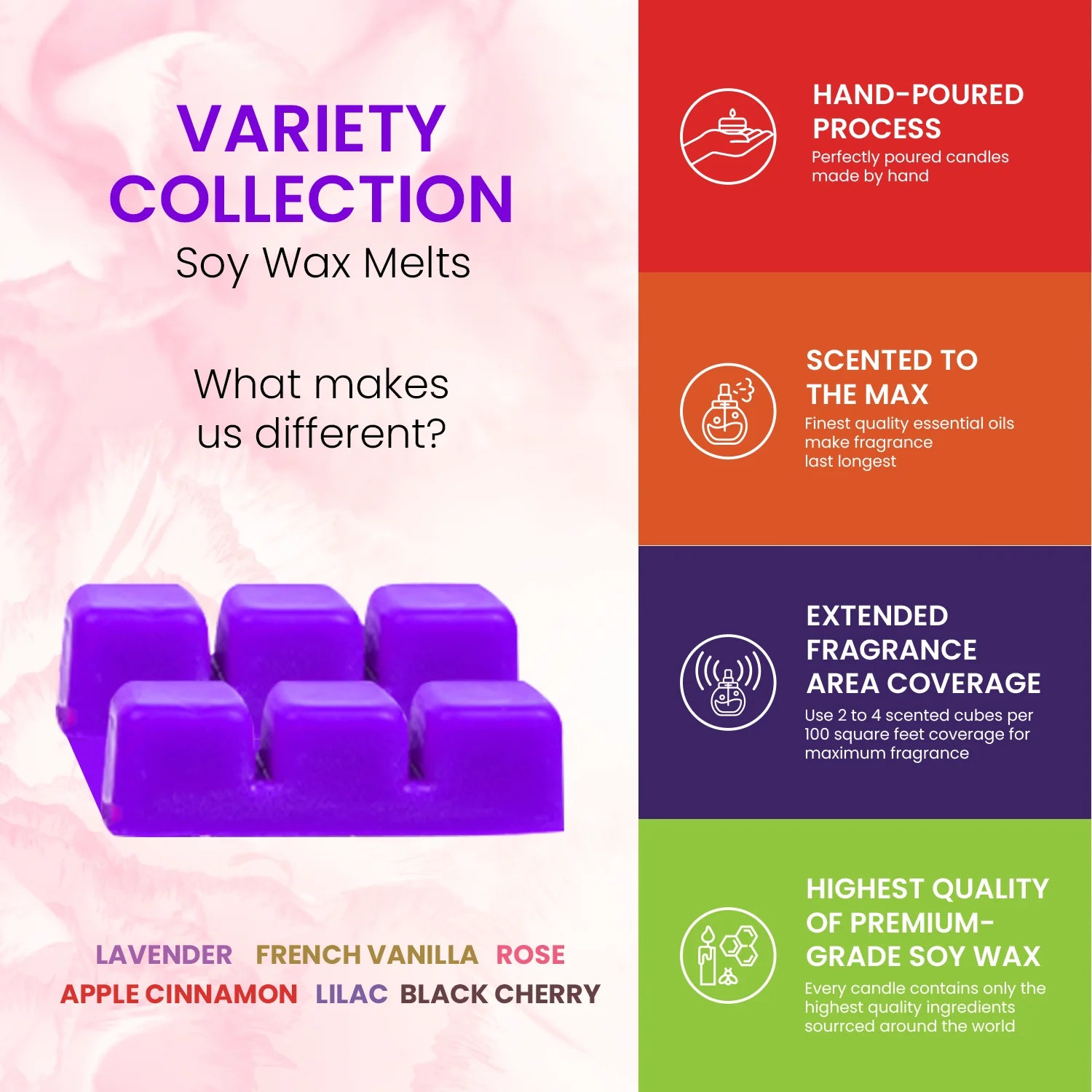 Scented Wax Melts Variety Collection I2432