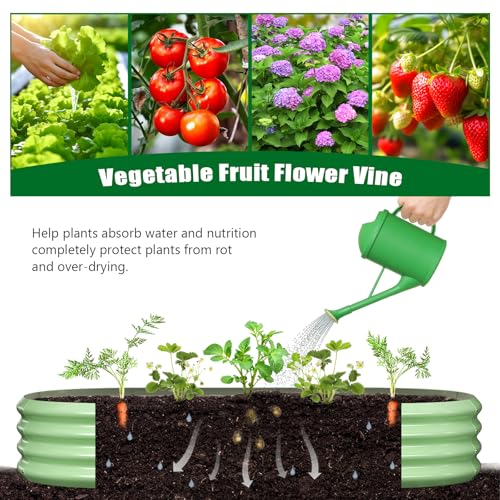 Metal Raised Garden Bed with Arch Trellis for Climbing Plants E8630