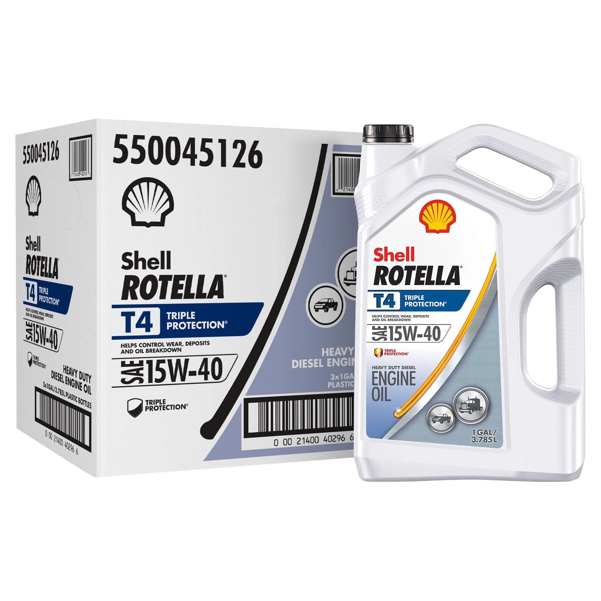 Diesel Motor Oil 15W-40, 1 Gallon, 3 Pack G22512
