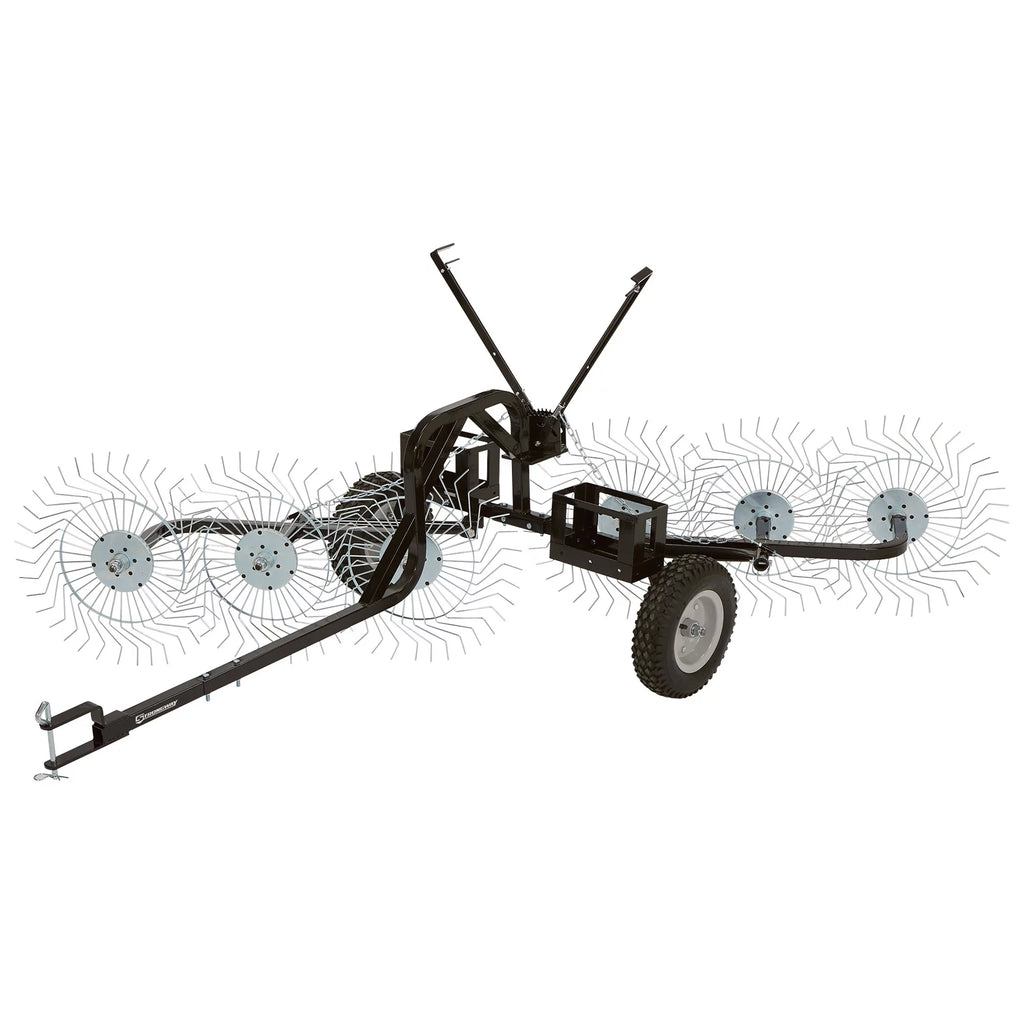 Yard Tuff ACR-600T 55 In Steel Tow Behind Acreage Rake w/ Pin Style Hitch