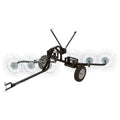 Yard Tuff ACR-600T 55 In Steel Tow Behind Acreage Rake w/ Pin Style Hitch
