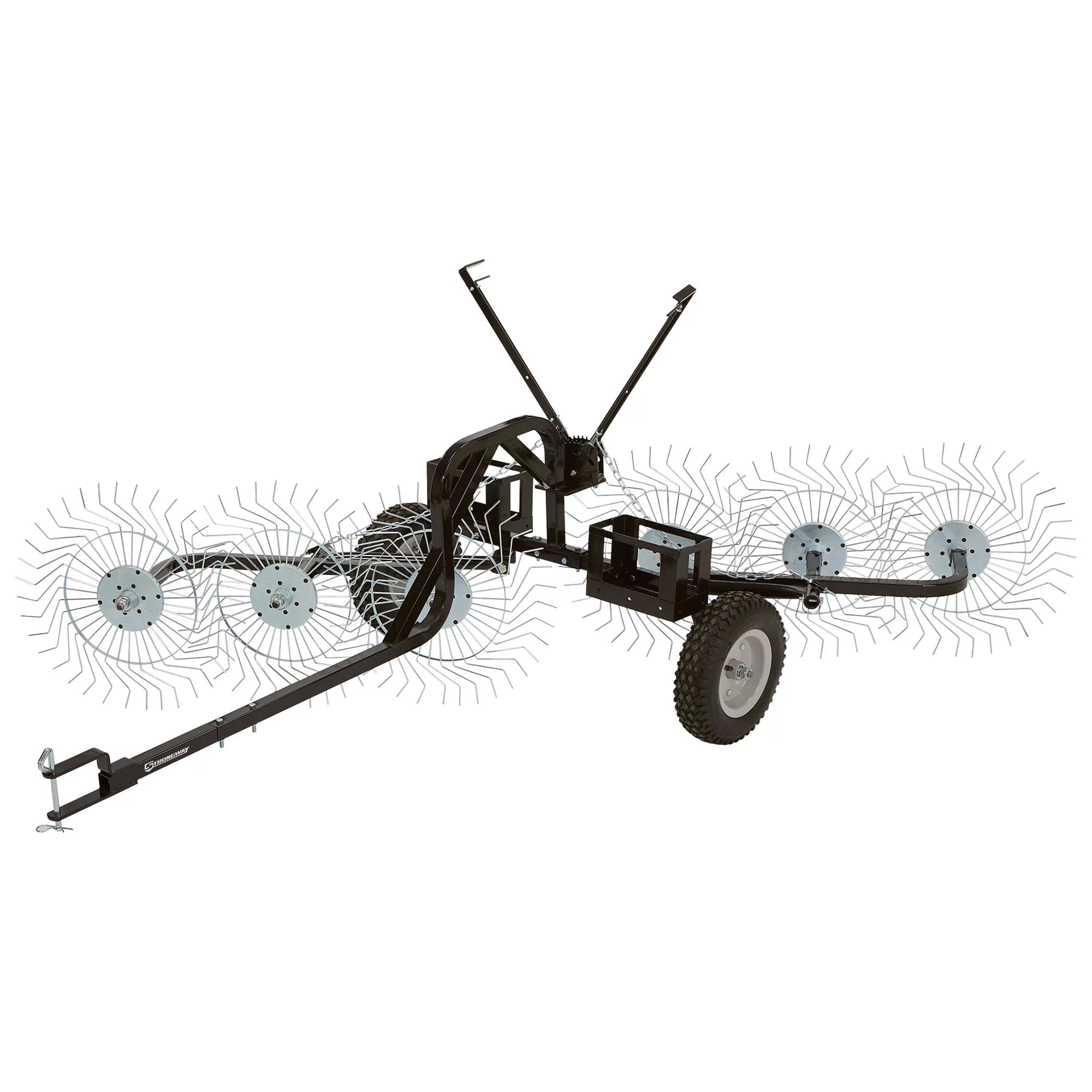 Yard Tuff ACR-600T 55 In Steel Tow Behind Acreage Rake w/ Pin Style Hitch