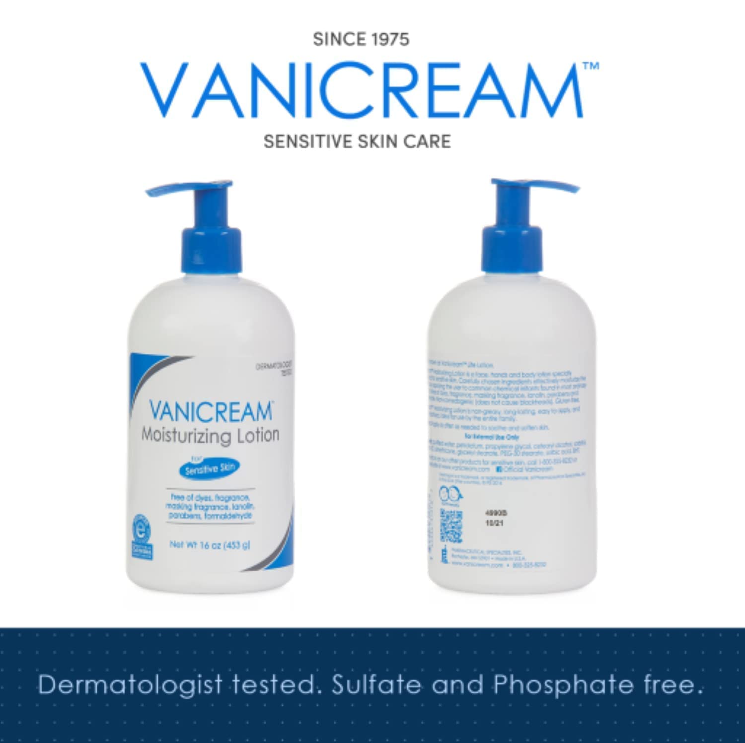 Moisturizing Lotion for Sensitive Skin, 16 Ounce C883586