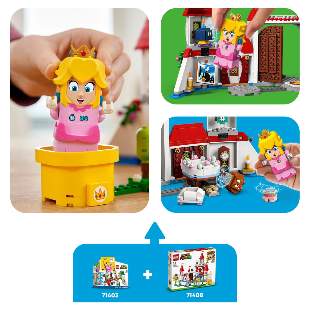 Peach’s Castle Expansion Set, Buildable Game Toy for Kids Aged 8 Plus D8566