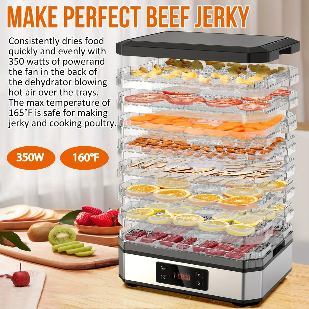 Food Dehydrator Digital Stainless Steel 400W I646535