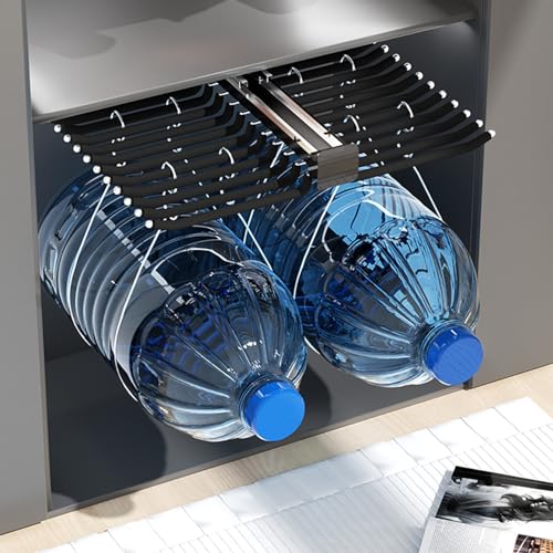 Extendable Trouser Hanger, Space-Saving Pull-Out Clothes Rack, Black C590595