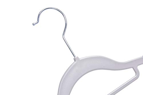 Plastic Hangers 50 Pack, Heavy Duty with Swivel Hooks R246
