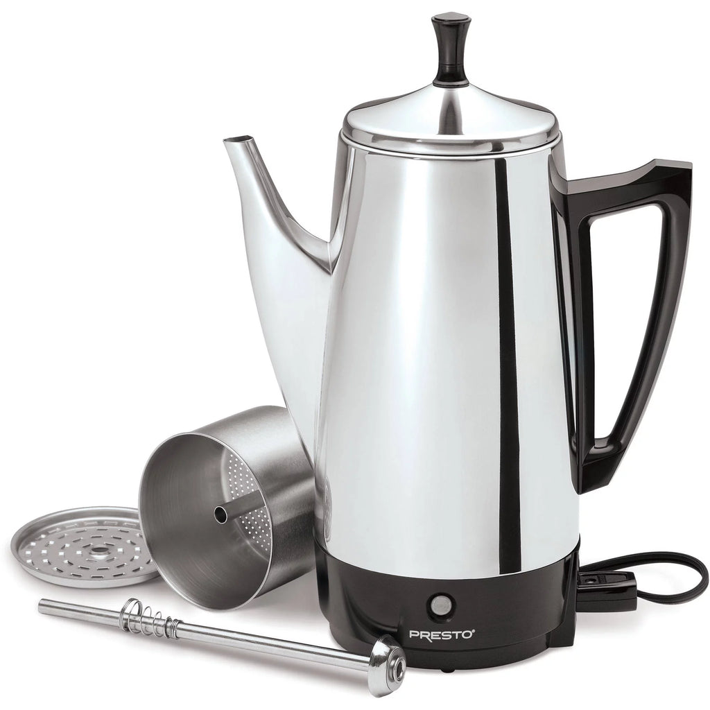 Stainless Steel Coffee Percolator, 12 Cup T3747