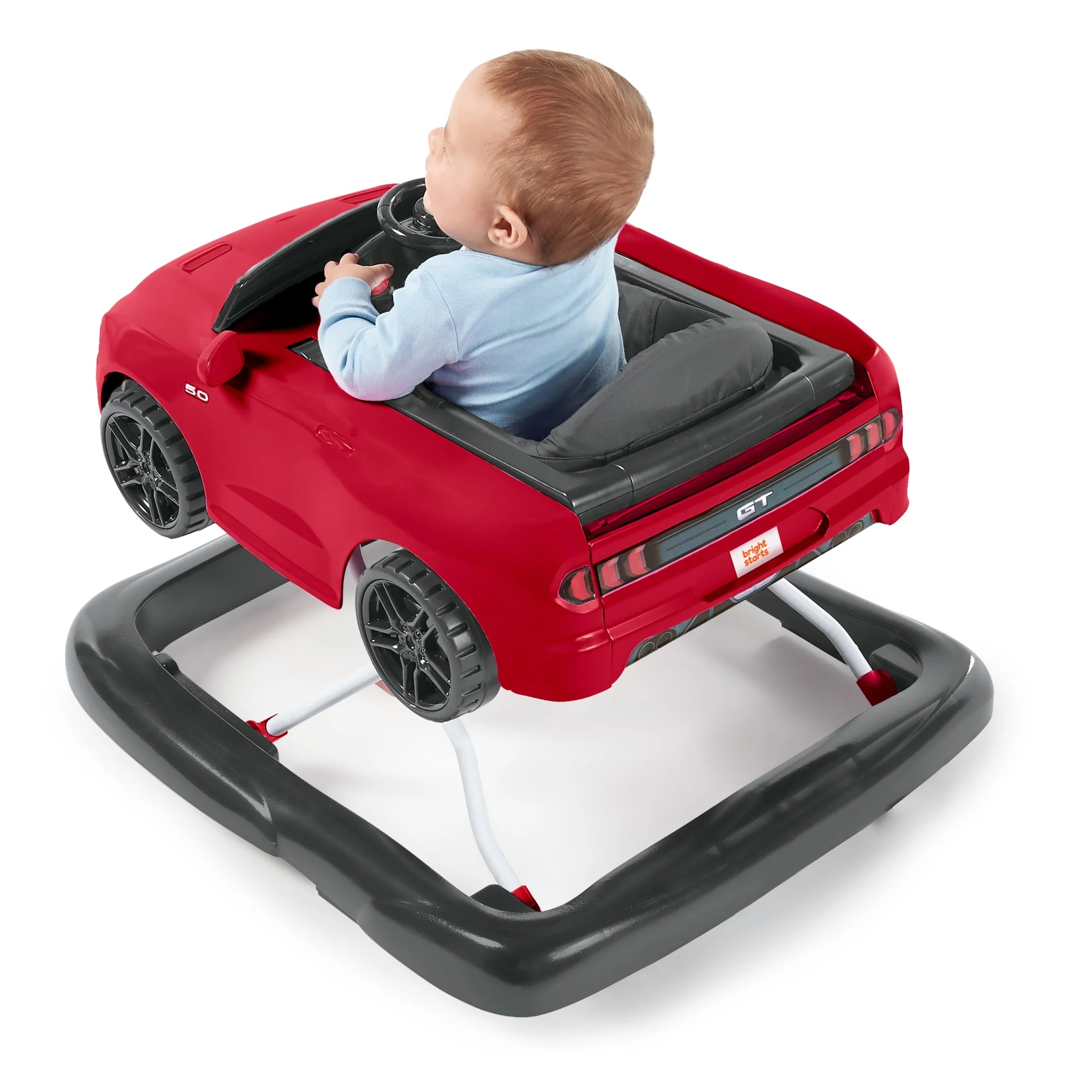 4-in-1 Adjustable Baby Walker with Removable Steering Wheel R395