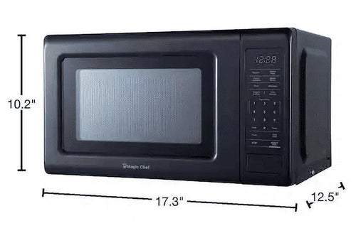0.7 cu. ft. 700-Watt Countertop Microwave in Black X1084