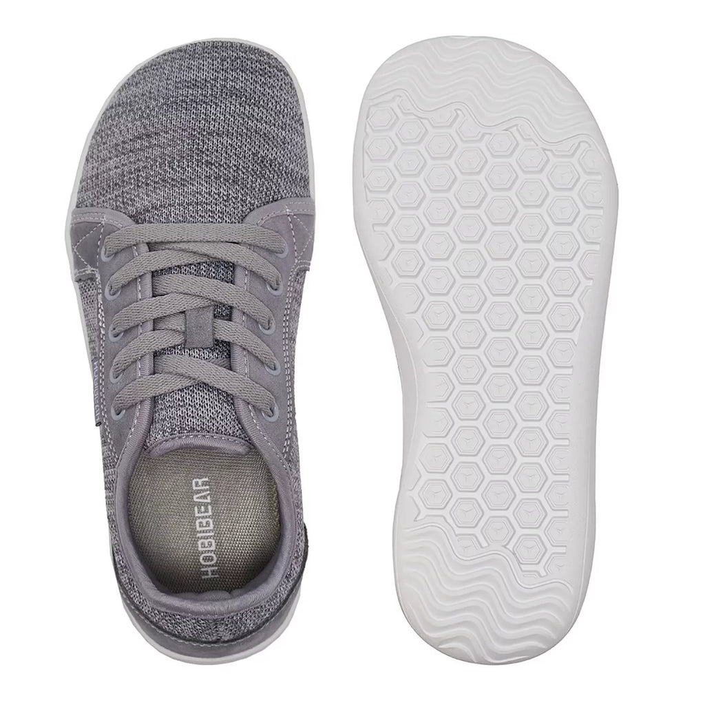 Men's Wide Toe Box Barefoot Shoes Casual Zero Drop Light Gray A67059