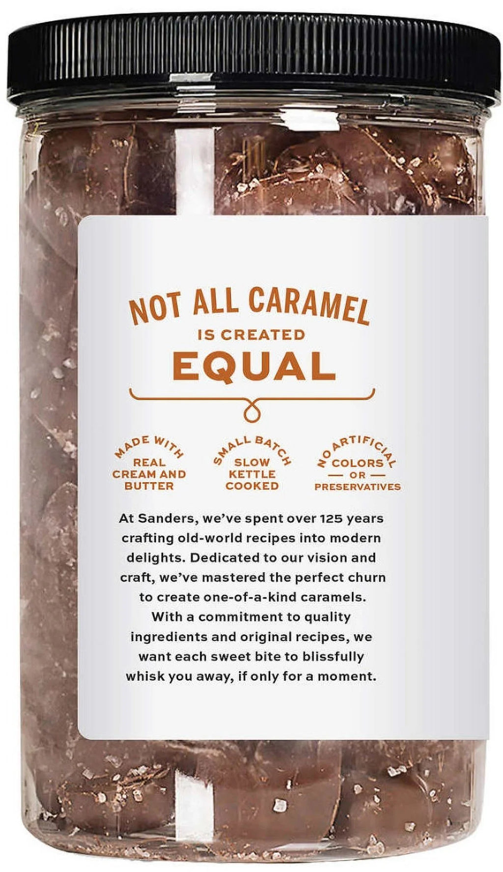 Milk Chocolate Sea Salt Caramel Candy, 36 oz Q7468