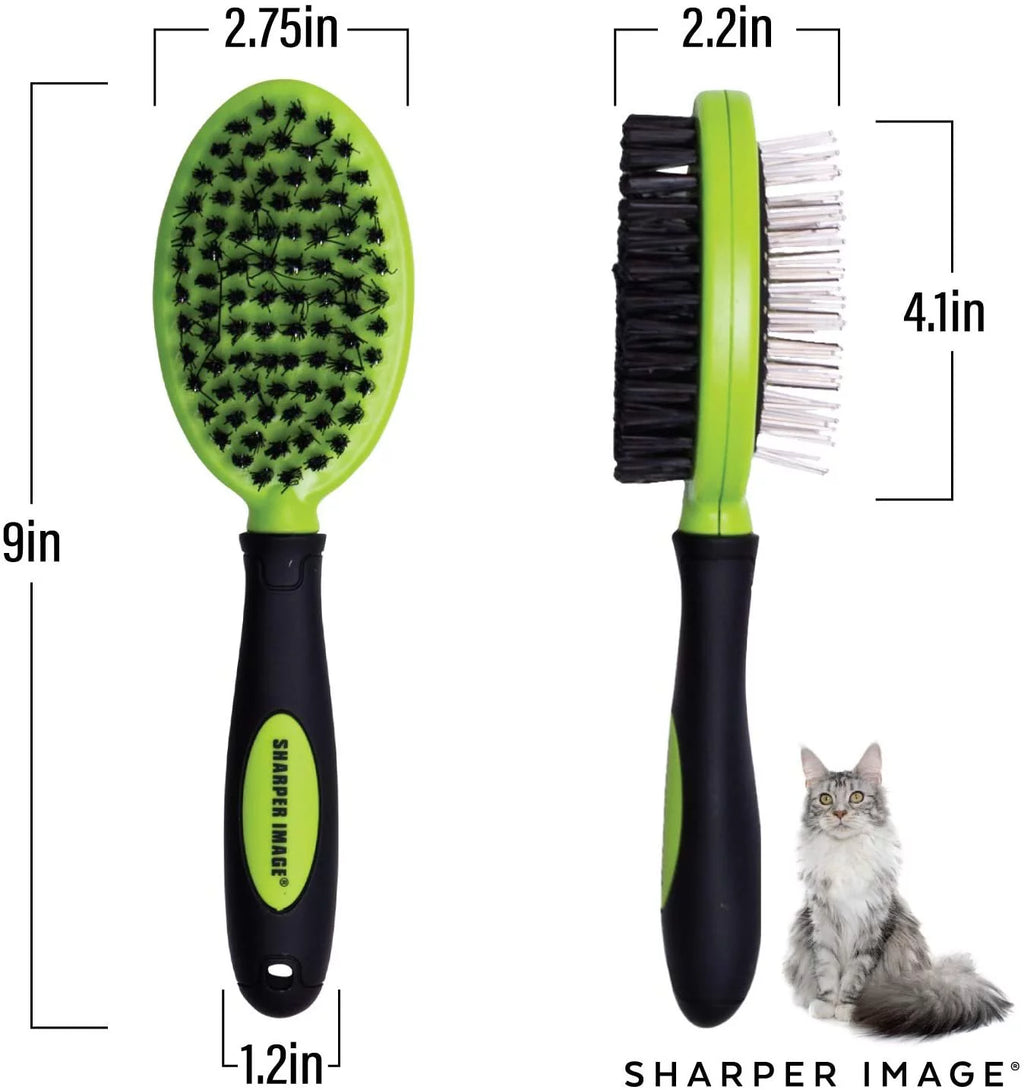 2-Sided Pet Grooming Brush for Long & Short Hair X34613
