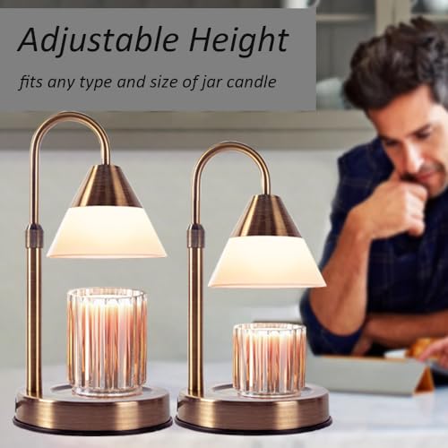 Candle Warmer Lamp with Timer and Dimmer, Electric Candle Melter for Jar Candles R3659