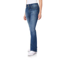 WallFlower Women's Luscious Curvy Bootcut Mid-Rise Insta Stretch Juniors Jeans (Standard and Plus)