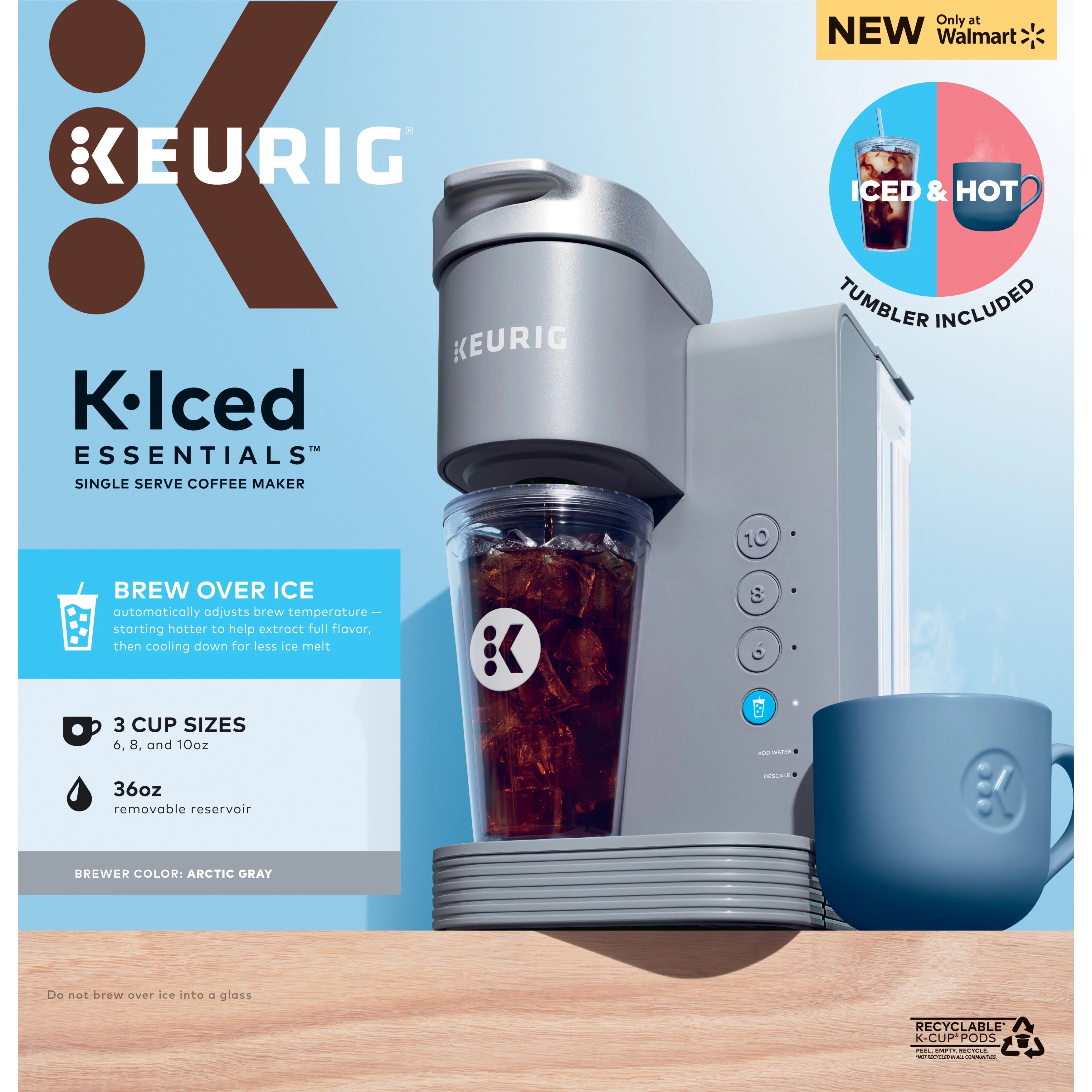 Iced and Hot Single-Serve Coffee Maker B712