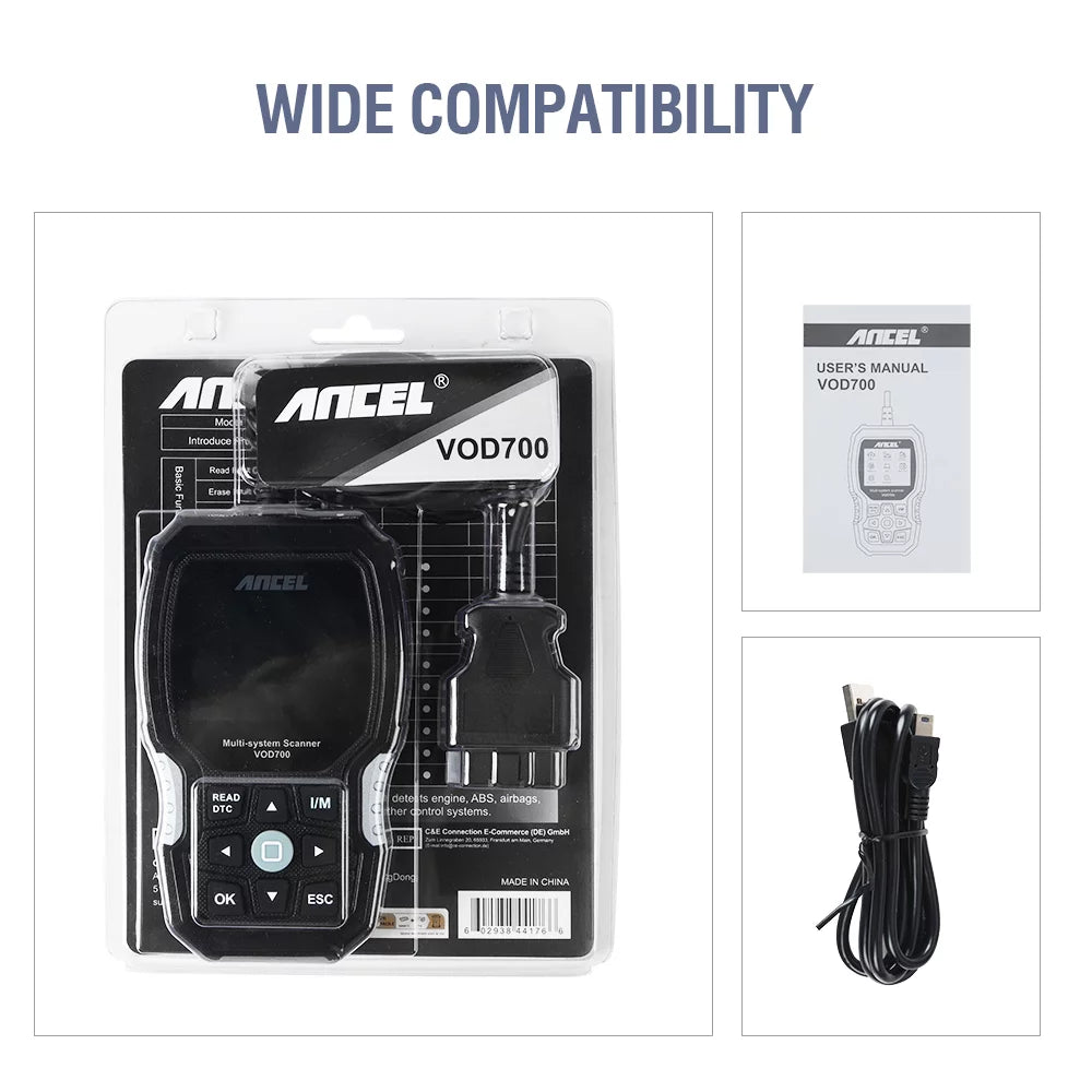 OBD2 Scanner for Volvo Vehicles Full System Diagnostic Tool H510