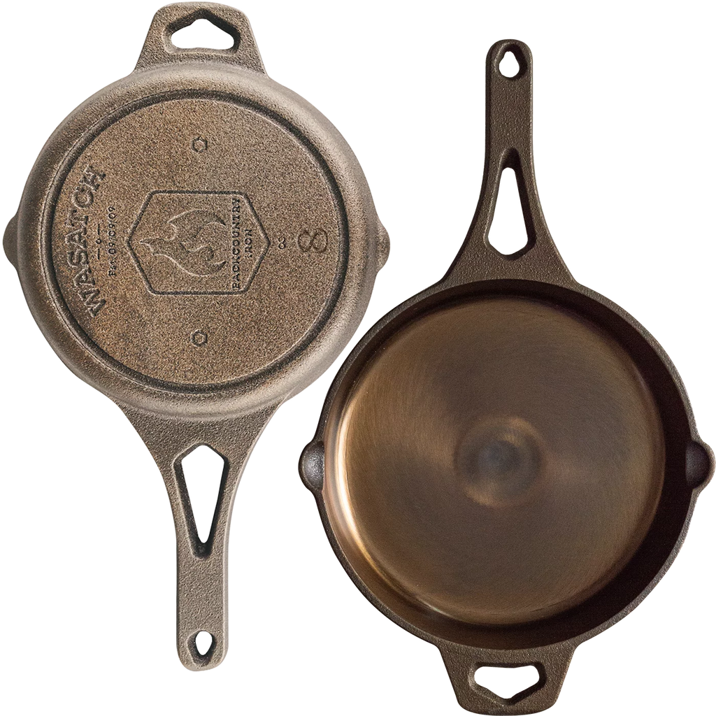 8 Inch Pre-Seasoned Round Cast Iron Skillet Q5727