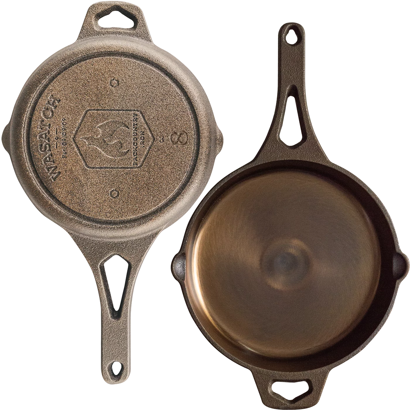 8 Inch Pre-Seasoned Round Cast Iron Skillet Q5727