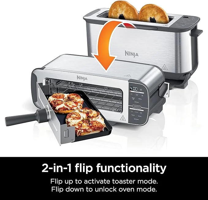 Compact Toaster Oven with Air Fryer, Stainless Steel M314