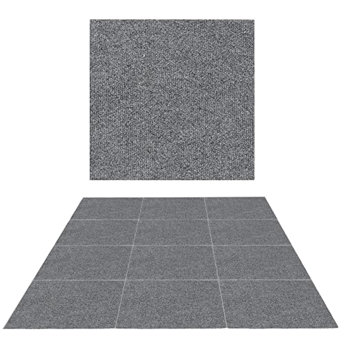 Self Adhesive Carpet Tiles 12x12 Non-Slip Peel and Stick Floor Tiles F65736