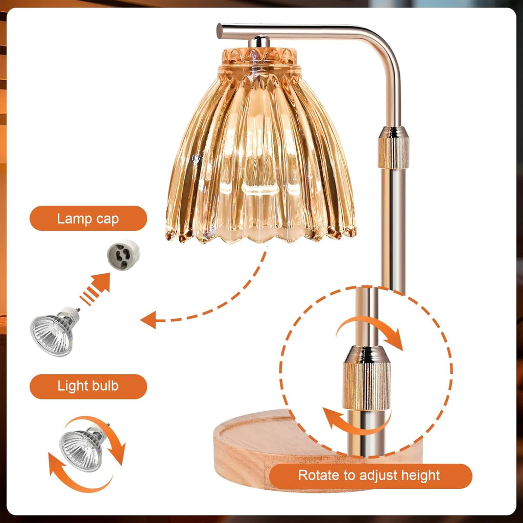 Candle Warmer Lamp with Timer and Dimmer for Wax Melts G802