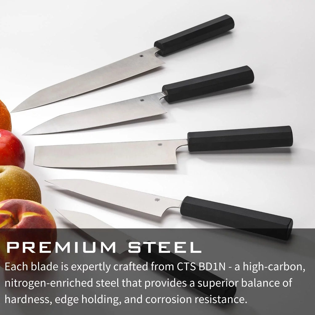 Funayuki Kitchen Knife with Black Polypropylene Handle T254241