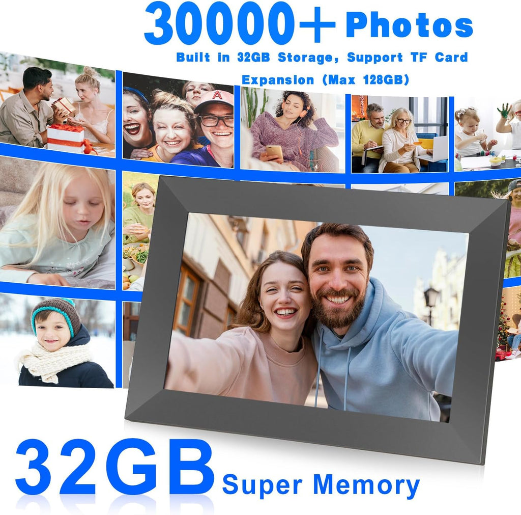 10.1 Inch WiFi Digital Picture Frame with 32GB Storage and Touch Screen M69337