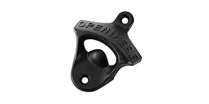 Wall Mounted Bottle Opener Set of 100, Rustic Cast Iron Vintage Finish for Home Bars I2158