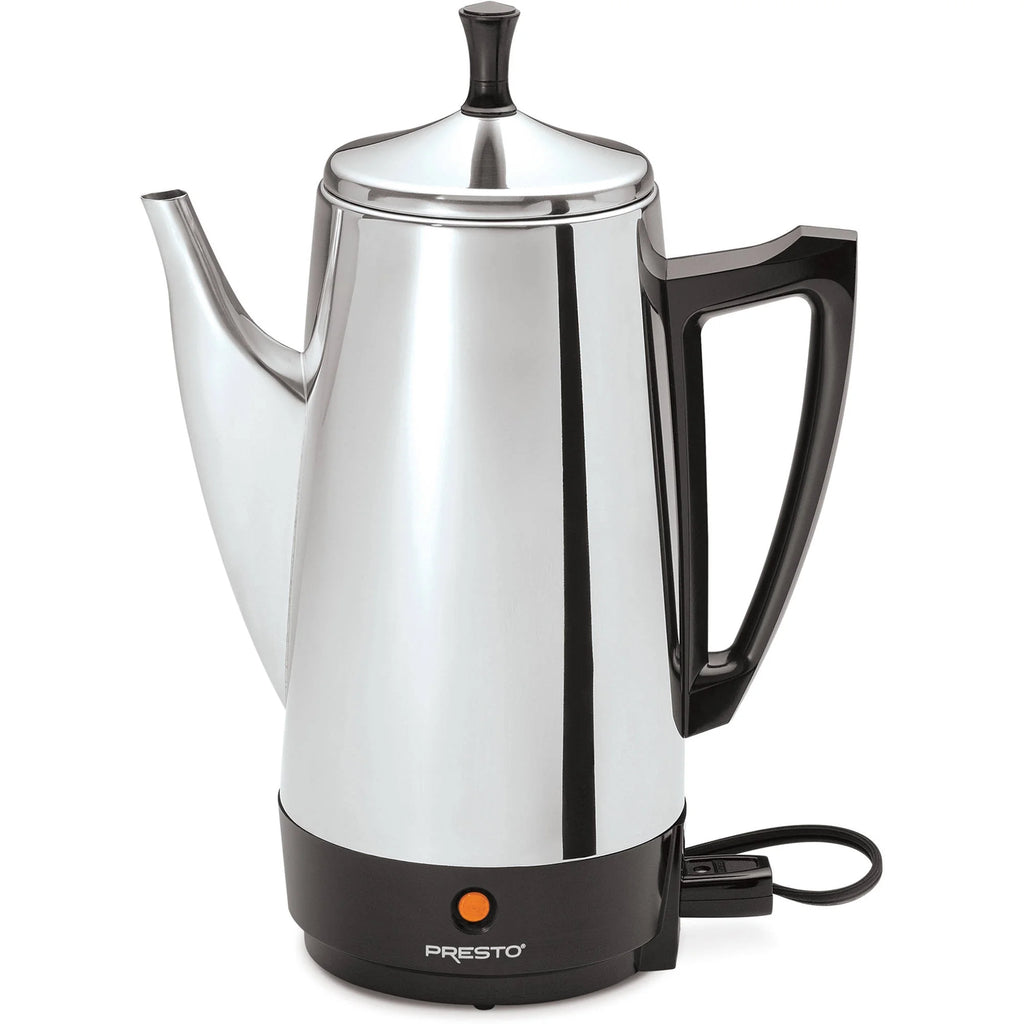 Stainless Steel Coffee Percolator, 12 Cup T3747