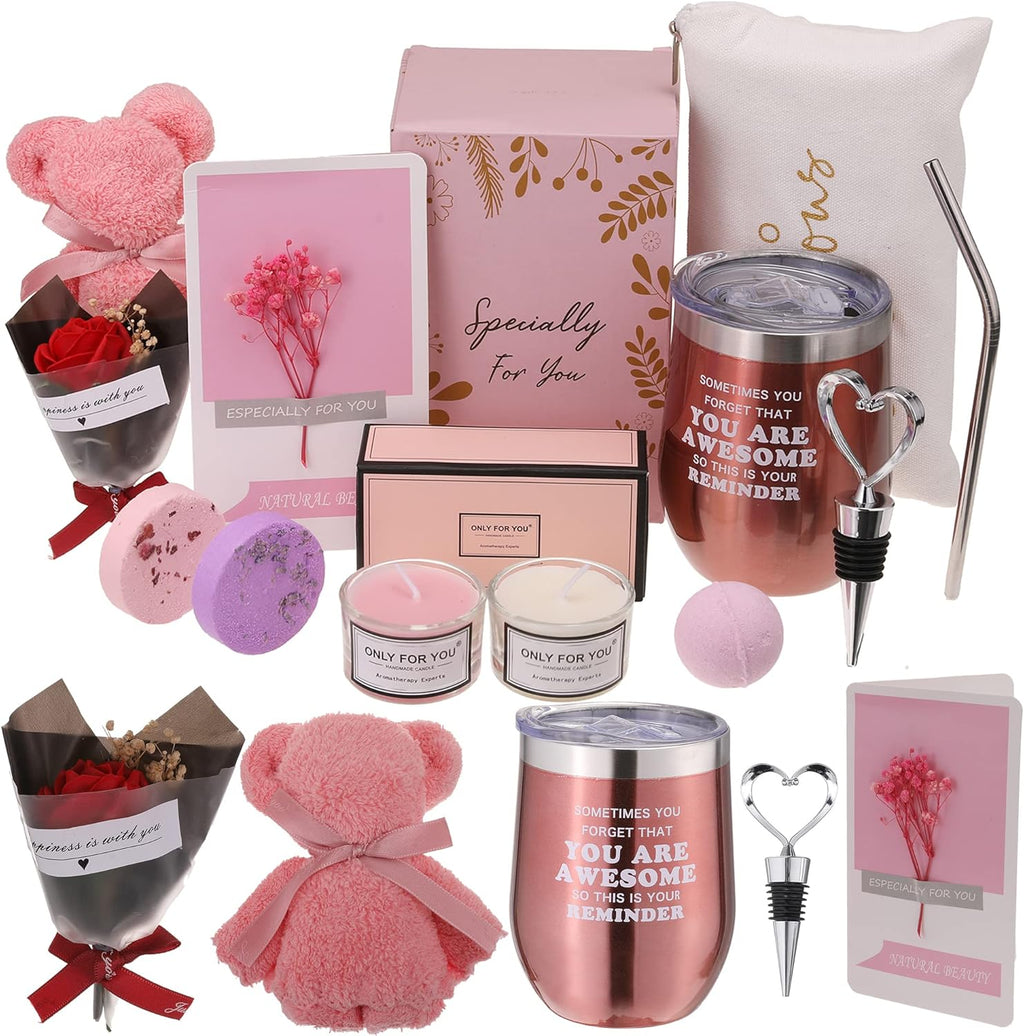 Relaxing Spa Gift Box Basket for Women Mom Sister S377816