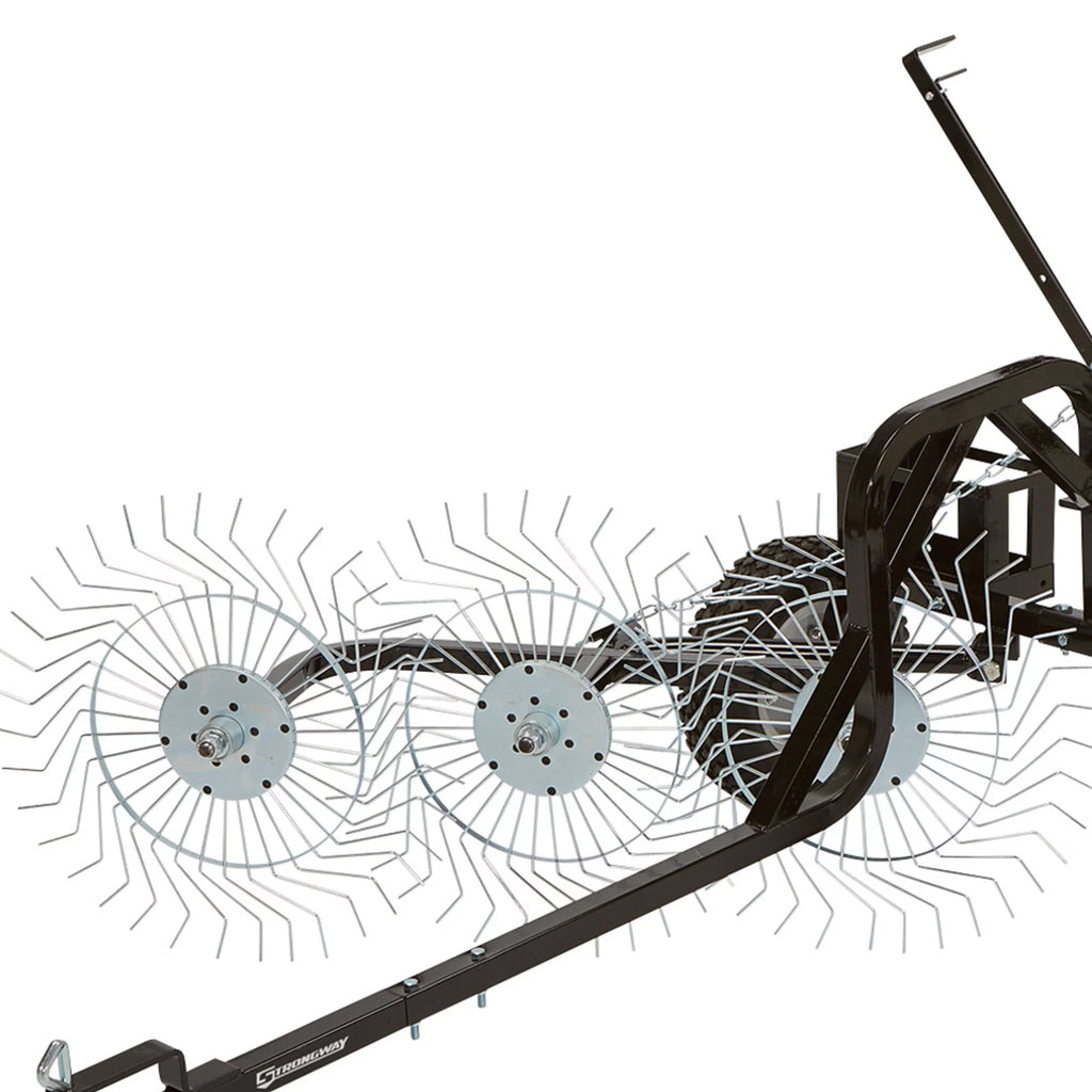 55 In Steel Tow Behind Acreage Rake with Pin Style Hitch I6289