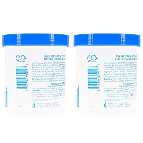 Moisturizing Skin Cream for Sensitive Skin, 4 oz (Pack of 2) B6980