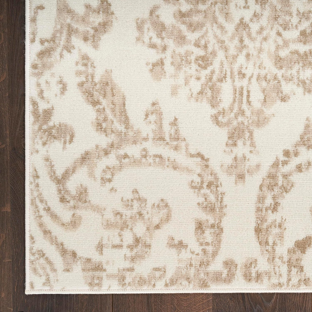 Vintage Ivory Beige 8x10 Area Rug for Bedroom, Living Room, Dining Room X579865
