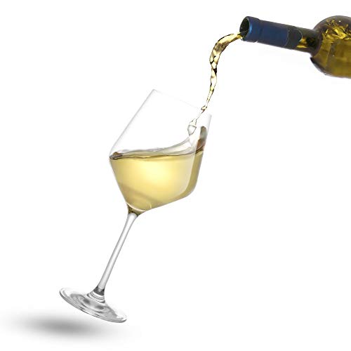 White Wine Glasses, Set of 4, 13.5 oz, Clear W692
