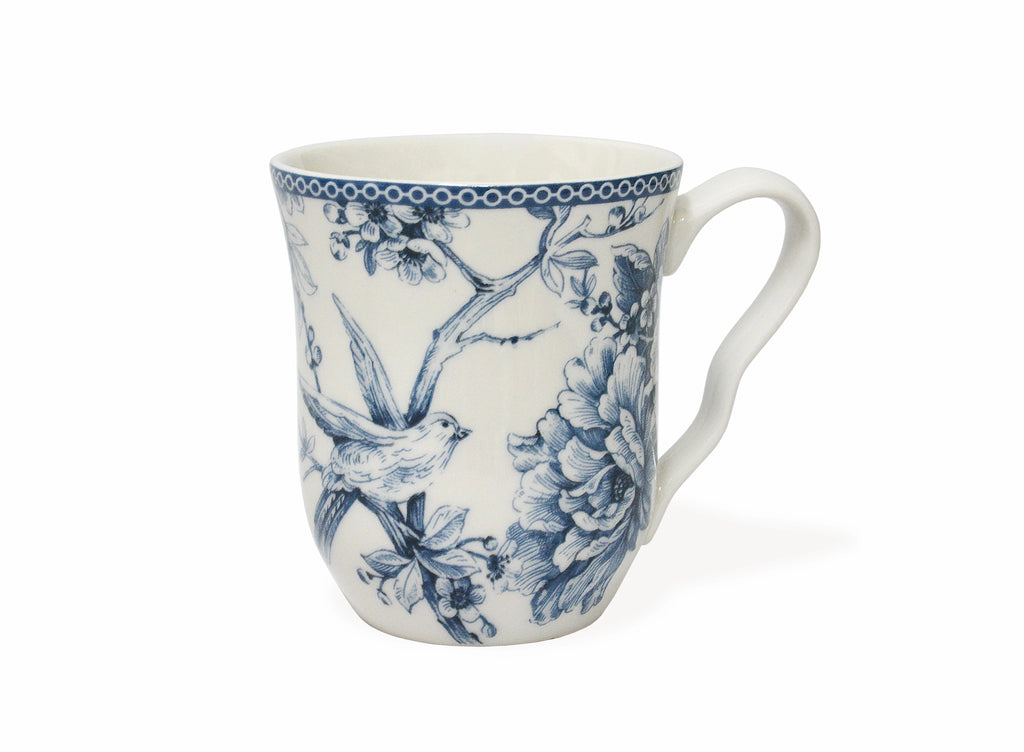 Blue Toile Porcelain Dinnerware Set, 16-Piece G2070