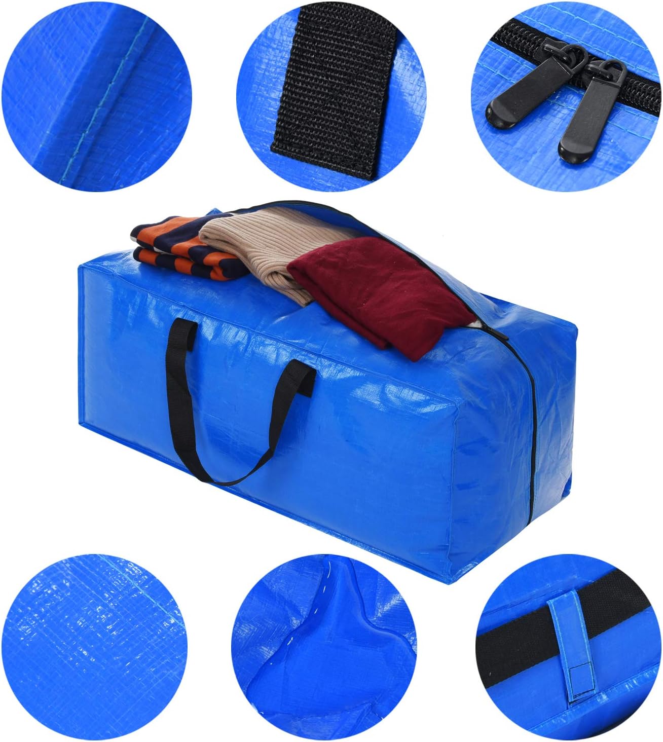 Heavy Duty Extra Large Moving Bags with Zippers for Clothing Storage Z997595