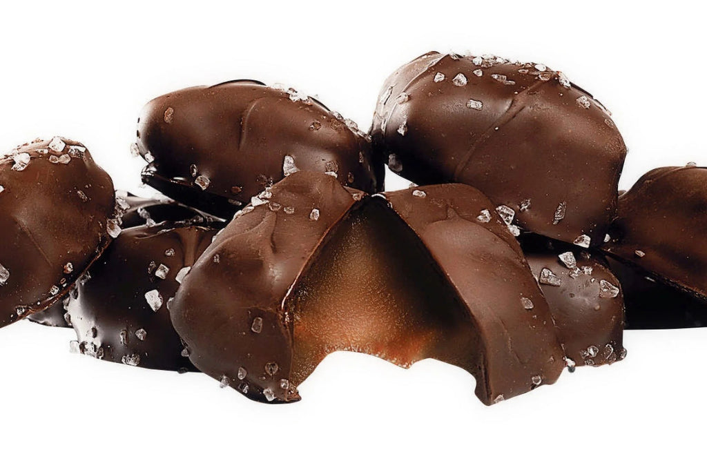 Milk Chocolate Sea Salt Caramel Candy, 36 oz Q7468