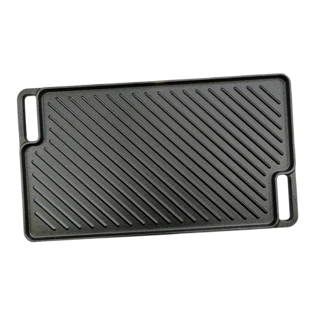 Reversible Cast Iron Griddle for Stovetop BBQ Q864399