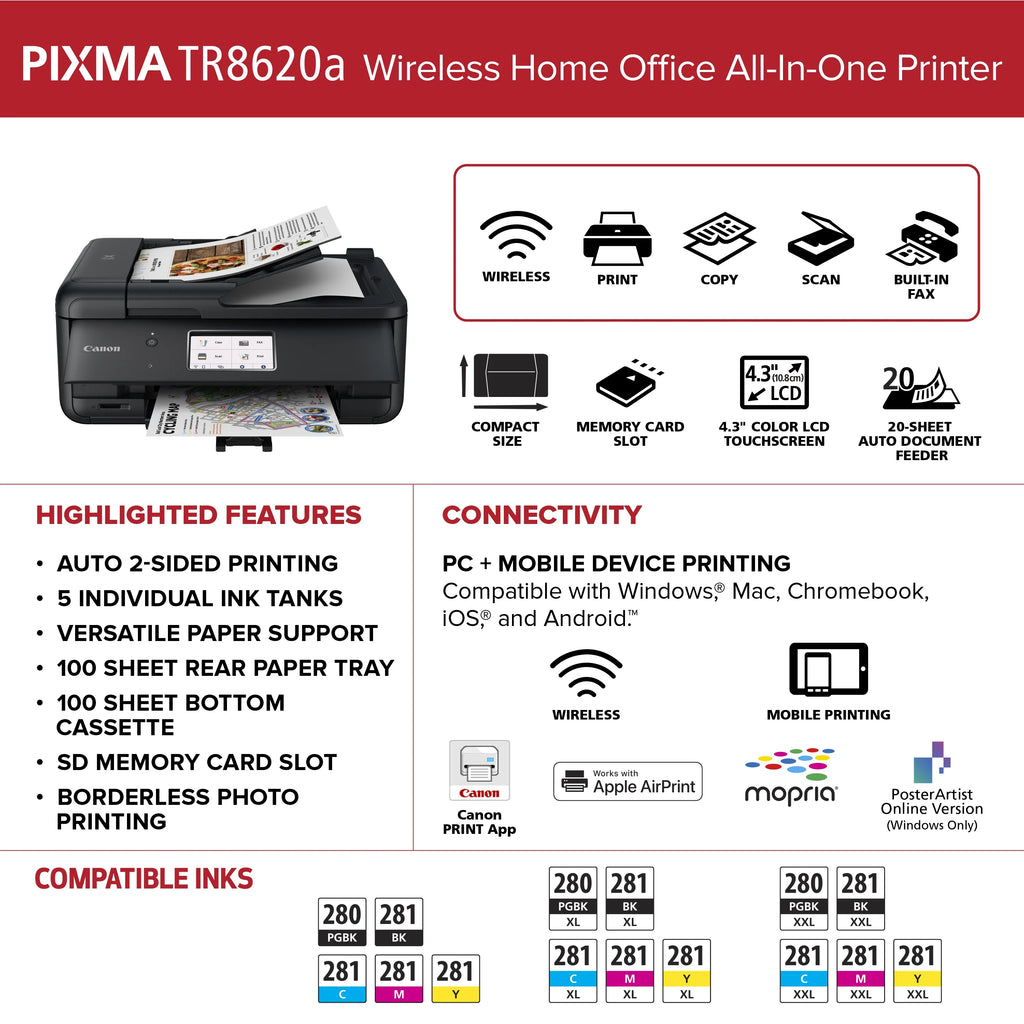Wireless Inkjet All-In-One Printer V819