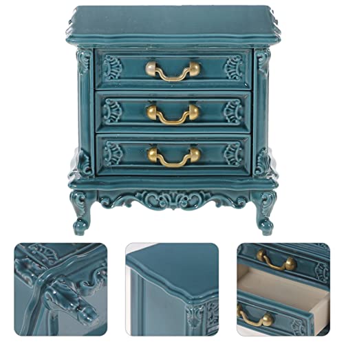 Wood Dresser Miniature Cabinet Dollhouse Vintage Furniture Chest of Drawer Model V505