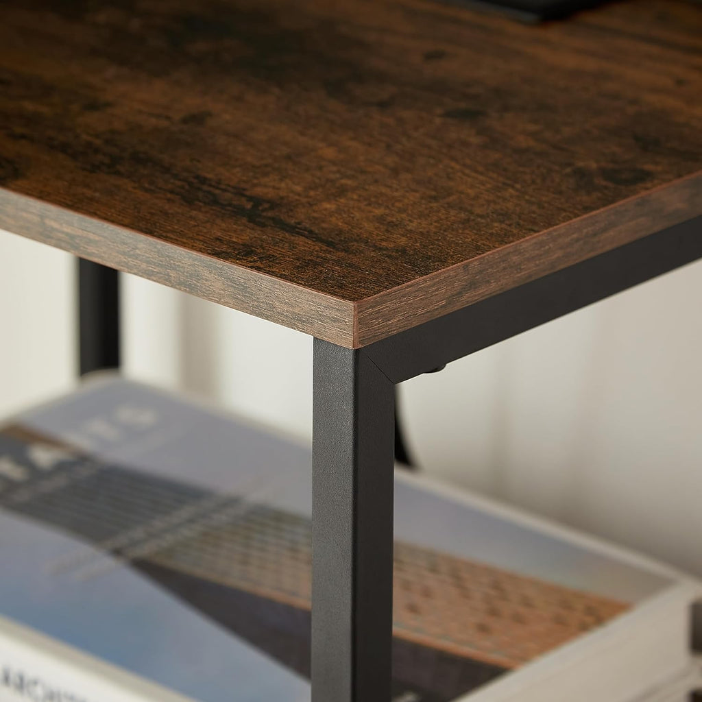 End Table with Charging Station, USB Port and 2 Drawers U233