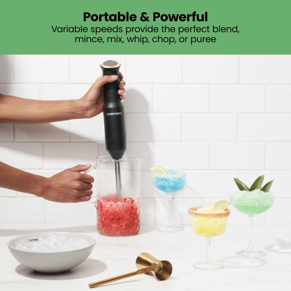 Cordless Handheld Immersion Blender, Variable Speed, Black Z8474